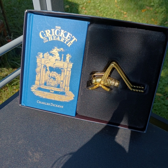 Unique for Dickens Fans & Brass-Plated Cricket on the Hearth - Picture 2 of 7
